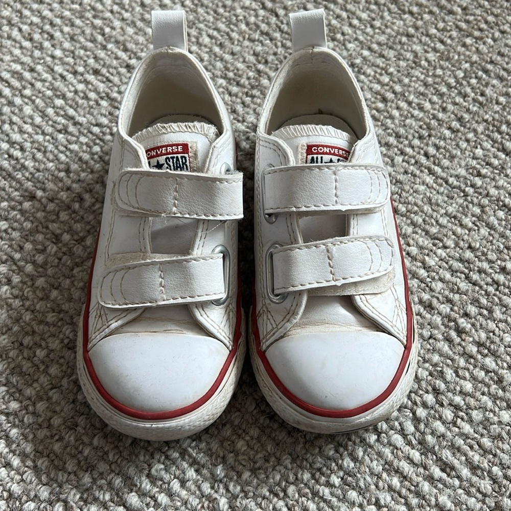 Size 8 Converse Velcro shoes